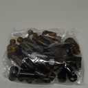 Beaupretty Empty Nail Polish Bottles: 15Pcs Amber Bottle with Brush - Refillable Glass Vials for Diy Nail Art and Cosmetic Liquid Storage 8ML