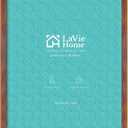 LaVie Home 22.375x34 Picture Frame Brown Puzzle Frame, Display Pictures, Puzzle 22.375x34 Without Mat, Stable Frame and Polished Plexiglass, Horizontal and Vertical Format of The Walls