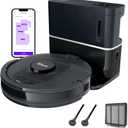 Shark AV2501S AI Ultra Robot Vacuum, with Matrix Clean, Home Mapping, 30-Day Capacity HEPA Bagless Self Empty Base, Perfect for Pet Hair, Wifi, Dark Grey