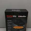 Mueller Heart 5 Waffle Maker, Waffle Iron, Adjustable Browning Control & Nonstick, Cool Touch Handle, Easy to Clean, Small Kitchen Appliances