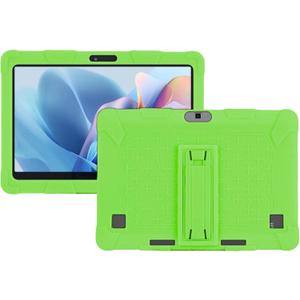 Case for Fusion5 FWIN232 Plus / 232 Pro N5 Tablet 10.1 inch,Soft Silicone Protector Cover,Kids Friendly,Adjustable Stand Tablet Cover,4 Corners Thicken Shockproof, Green