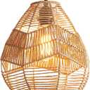 Water Drop Shape Pendant Lights Art Hanging Light Hand-Woven Teahouse Chandeliers Beige Antique Ceiling Light,Chandeliers