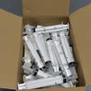 JOLLY CHEF 60 Pack Party Jelly Halloween Shot Syringes, Medium 1.5 oz Container with Lid, Perfect for Plastic Shot Glasses Thanksgiving Christmas