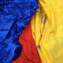 Yahenda 7 Pcs Clown Costume Set Halloween Cosplay Clown Red Nose Wig Shoes Hat Accessories Circus Carnival Party (XX-Large)