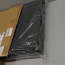 Anbte Folding Camping Table with Storage Net, Pure Black Aluminum 2ft Picnic Table 23.2" x 16" Outdoor Table Adjustable Height Max 27.5", Lightweight, Waterproof, Portable Handle for Travel Cooking