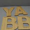 Fillable Charcuterie Trays, 4 Pack Larger Bamboo Charcuterie Boards for Baby Shower, Wooden Serving Trays for Fruit Cheese Platter Vegetable Food Dish Plates, Baby Birthday Party Table Decor