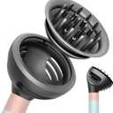 Wave Curl Diffuser for Dyson Airwrap  Dome and Diffuse Modes for Curl Wave Hair, Hair Diffuser Attachment Compatible with Airwrap Styler HS01/05/08