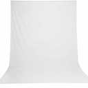 8X10ft Solid White Chromakey Photography Backdrop Video Studio White Portrait Background for Photo Studio Prop（only 1x Background）