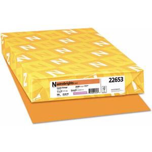 Astrobrights Color Paper, 24 lb Bond Weight, 11 x 17, Cosmic Orange, 500/Ream
