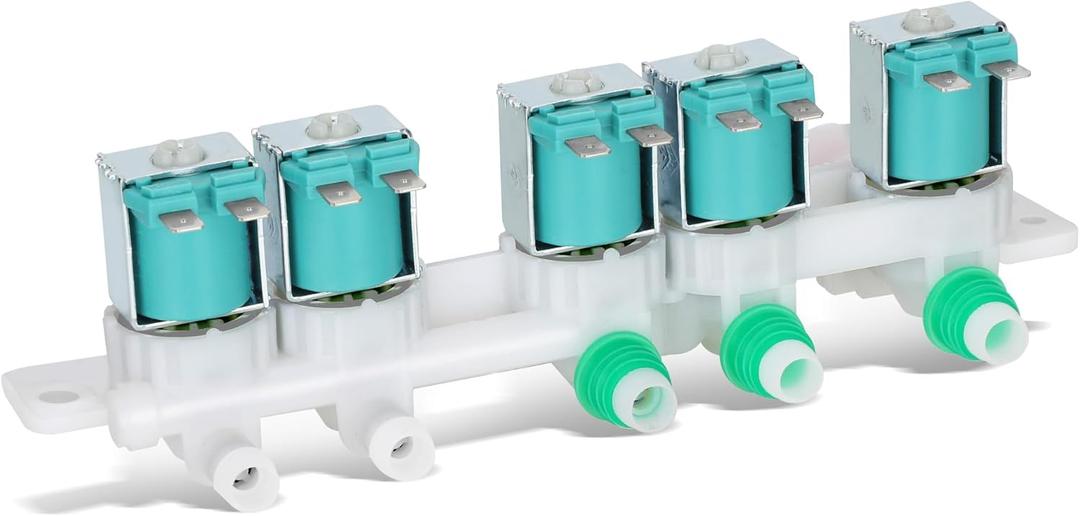 SUMNEW DC97-15459G Water Inlet Valve Assembly (Upgrade) Not Easy to Leak, Compatible WIth Samsung Washer Replaces Wa52m8650av a4,3276197,AP5623056,PS4220861,EAP4220861