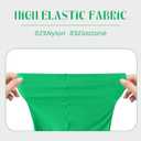 Carnavalife Pantyhose for Girls in Colors and Sizes, Stretchy, Soft and Comfortable, Ideal for School, Events (Green, M)