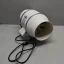 Voltset 6 Inch Duct Fan, Inline Ventilation Exhaust Fan with Remote Control, 390 CFM Duct Intake High Efficiency Air Fan for Vent Bathroom, Kitchen, Grow Tent, Hydroponics, 3D Printer