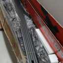 12 Inch Bed Frame Queen Size, Metal Queen Bed Frame No Box Spring Needed, Heavy Duty Steel Support 3500 LBS, DIY Headboard, Anti-Slip Mattress Stoppers, Rounded Legs, Storage Space, Easy Assembly