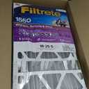 Filtrete 16x25x5 AC Furnace Air Filter, MPR 1550, MERV 12, Fits Honeywell & Trion AirBear, CERTIFIED Asthma & Allergy Friendly, Electrostatic Air Filter, 1-Pack (actual size 15.75 x 24.13 x 4.88)