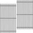 9MM 304 Stainless Steel Grill Grates for Weber Spirit E-210 E-220 S-210 S-220 Gas Grills with Front-Mounted Control 7637 Grill Replacement Parts for Weber Spirit I & II 200 Series 17.5 inch