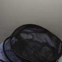 CMINGJ Portable Mosquito Net Foldable Pop-Up Travel Mosquito Net for Bed Free Installation-Suitable for Baby Adults Bedroom, Camping, nap, Patio (Large-Bottom Zipper(Black net))