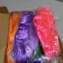 KUUQA 10 Pieces Party Wigs and Sunglass Set, Neon Short Bob Wig Sunglass Pack Costume Colorful Cosplay Wig Daily Party Hairpieces for Bachelorette Neon Party Favors, Halloween and Decorations
