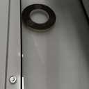 Dog Door for Sliding Glass Door with Magnetic Flat, Installed on Either Left or Right SideSliding Door Pet Doggie Door Insert with Lock, Adjustable Height No-Cut Required Doggy Door (Large 11''16.3'' Flap Size)