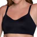 Vanity Fair Women's Beauty Back Smoothing Wireless Bra, Comfort and Support,  (3X-Large, Black)