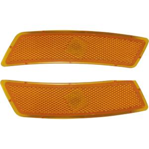 Amber Lens Front Bumper Side Marker Light Lens Housing Compatible with VW Beetle 2012-2019 Tiguan 2018-2021