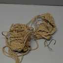 Shappy 2 Pack Jute Crochet Long Plant Hanger for 3 Inch to 12 Inch Pots, Macrame Plant Holder Rope with S Shaped Hooks for Halloween Home Decor (Brown)