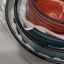 vancasso Bonbon Pasta Bowls Set of 4 Bundles Ceramic Serving Bowls With Lids Set of 4