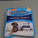 Hartz Comfitables Disposable Male Dog Wraps with Stretchy Waistband, Small 40Count (Value Pack)