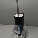 iDesign Toilet Brush with Holder and Storage Compartment - Matte Black