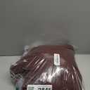 Brown Red Pinch Pleated Blackout Curtains 102 Inches Long for Bedroom 100% Black Out Thick Linen Dual Layer Pleated Drapes Farmhouse Country Terracotta Maroon 102 Inch Curtain for Dining Living Room