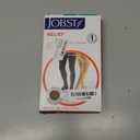JOBST Relief 20-30 mmHg Compression Socks, Thigh High with Silicone Band, Beige, Petite X-Large