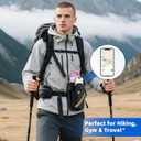 EGH Water Bottle Holder with Strap, Neoprene Sleeve Fits 30/32 oz Bottles, Holds Phone & Keys - Hands-Free Carrying for Hiking, Gym, Travel (for Stanley & Owala Most Brands)