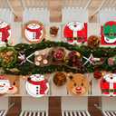 Oigco 100Pcs Christmas Party Supplies Kit - Serves 30 Guests, Including Dinner Plates, Dessert Plates, and Napkins, Perfect for Any Xmas Party Supplies Party Decorations