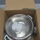 AROMA Select Stainless Rice Cooker, 3-Cup (Uncooked) / 6-Cup (Cooked), Stainless Steel Inner Pot, Small Rice Cooker, Auto Keep Warm, 1.2 Qt, White, ARC-753SG