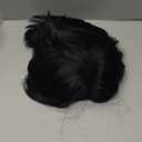 ColorGround Short Black Wig for Adults Halloween Party