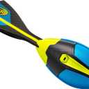 Nerf Vortex Ultra Grip Football, Designed for Easy Catching, Howling Whistle Sound, Distance-Optimizing Tail, Water-Resistant, All-Weather Play (One Size, Black/Blue/Yellow)