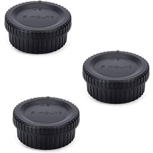 Rear Lens Cap & Body Cap Cover for Nikon F Mount Camera D3500 D3400 D3300 D3200 D3100 D3000 D7500 D7200 D7100 D5600 D5500 D5300 D5200 D5100 D5000 D780 D850 D810A D810 D750 D6 D5 D4s D4-3 Packs