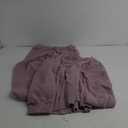 MEROKEETY Women's 2 Piece Outfits Fuzzy Fleece Pajama Set Long Sleeve Top Wide Leg Pants Loungewear, L