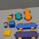 Learning Toy for Toddlers 1 2 3 Years Old, Counting, Matching & Sorting Montessori Learning Farm Train (6pcs) and 1 farmer