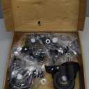 WIEYUNN 3 inch Stem Caster Wheels 4400lbs, Threaded Stem Casters Set of 4 Heavy Duty, UNC 3/8"-16x1, Swivel Casters for Cart, Furniture, Locking Industrial Castors for Workbench, Table