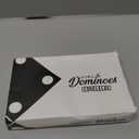 ERLLE - Premium Double 6 Dominoes Set, Classic Domino Game with Leather Case, Domino Set for Adults & Kids, Durable, Travel-Friendly, and Easy to Read Tiles