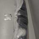 HECASA Rear Bumper Diffuser Compatible with 2015-2023 Chrysler 300 Models Lower Bumper Lip Spoiler Splitter Valance Dual Exhaust Shark Fins Carbon Fiber Color Plastic ABS