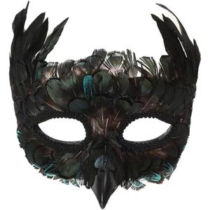 Costume Masks Feather Animal Mask Masquerade Bird Mask Halloween Mardi Gras Cosplay Party Masque