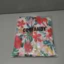 COOFANDY Mens Hawaiian Tropical Shirt Short Sleeve Casual Button Down Floral Summer Beach Shirts with Pocket, XL
