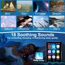 64GB MP3 Player with Bluetooth 5.3, 2.8-inch Touchscreen, Speaker, 18 Soothing Sounds Built-in, Shuffle Repeat Portable Music Player with FM Radio, Voice Recorder, Support 128GB Micro SD Card