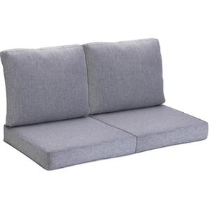 JMGBird Set of 2 Outdoor Cushion Tufted Pillow, Deep Seat Outdoor Chair Cushion 22"x22" Patio Cushions for Outdoor Furniture Grey
