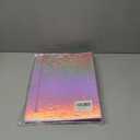3-Ring Binder 1-inch with Clipboard, Holographic Pink Glitter Design, Including 5 Divider Pages, File Bag and Spine Label - Perfect for Schools, Offices and Organizations