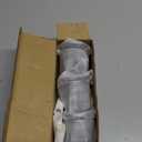 3 PCS Metal Shower Knob Replacement, Tub Faucet Handle with Hot/Cold/Diverter/Flange Base, Bathtub Knob Compatible with Price Pfister Verve Fits 5-1/2''H,12 Tooth Broach Stem (Black)