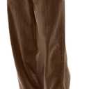 HOTake Men's Casual Corduroy Pants Relaxed Fit Baggy Sweatpants Men M(34) Dark Brown