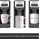 ST-550 4-in-1 Espresso Capsule Coffee Machine, Single Serve Coffee Maker for K*Cup/Nespresso/Dolce Gusto/Ground Coffee, 19Bar, 1L, Silver