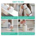 11oz Half-Day Cold-Chain Breastmilk Cooler, Double-Wall Vacuum Stainless Steel with 360 Cooling, Keeps Milk 50F for 14 Hours, Ultra-Portable Leak-Proof BPA-Free, Easy to Clean